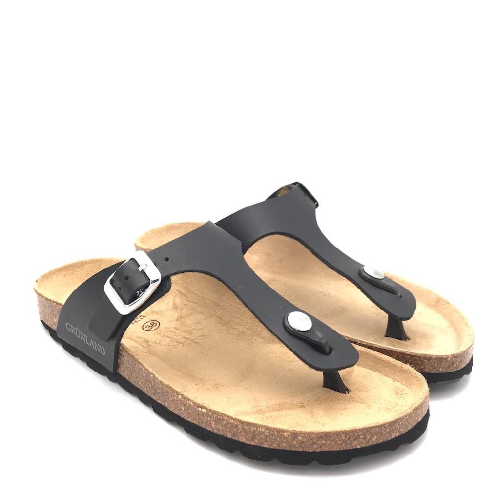 Zulian Calzature Ciabatta Sara infradito nera Outlet