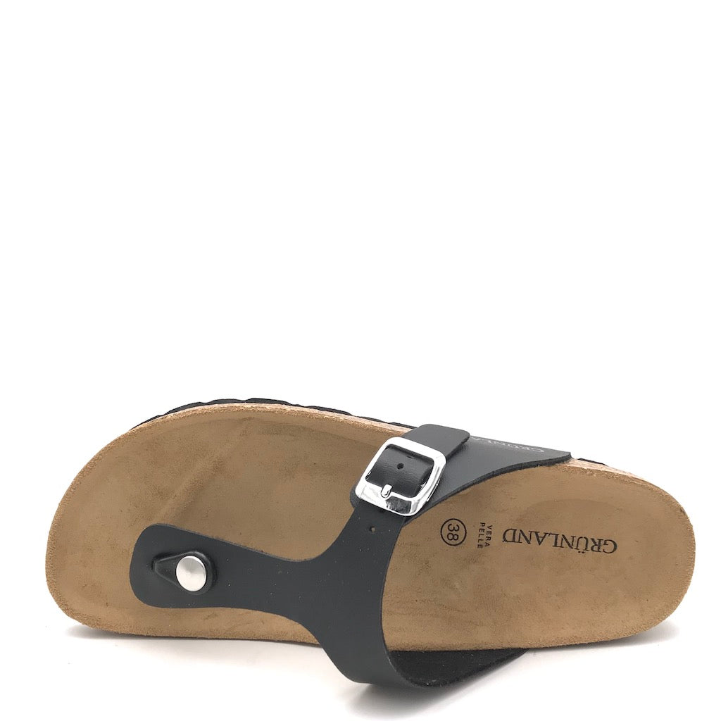 Zulian Calzature Ciabatta Sara infradito nera Outlet