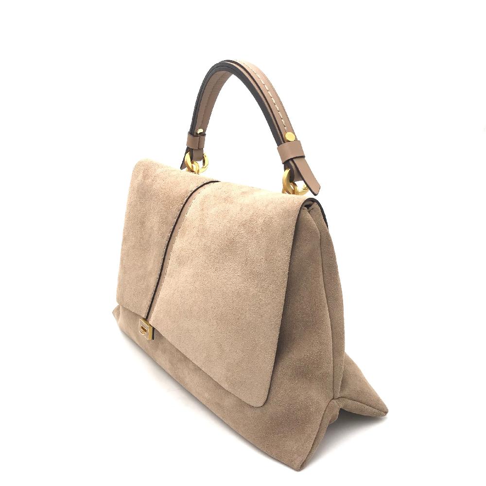Zulian Calzature Borsa Kendall camoscio visone In Saldo