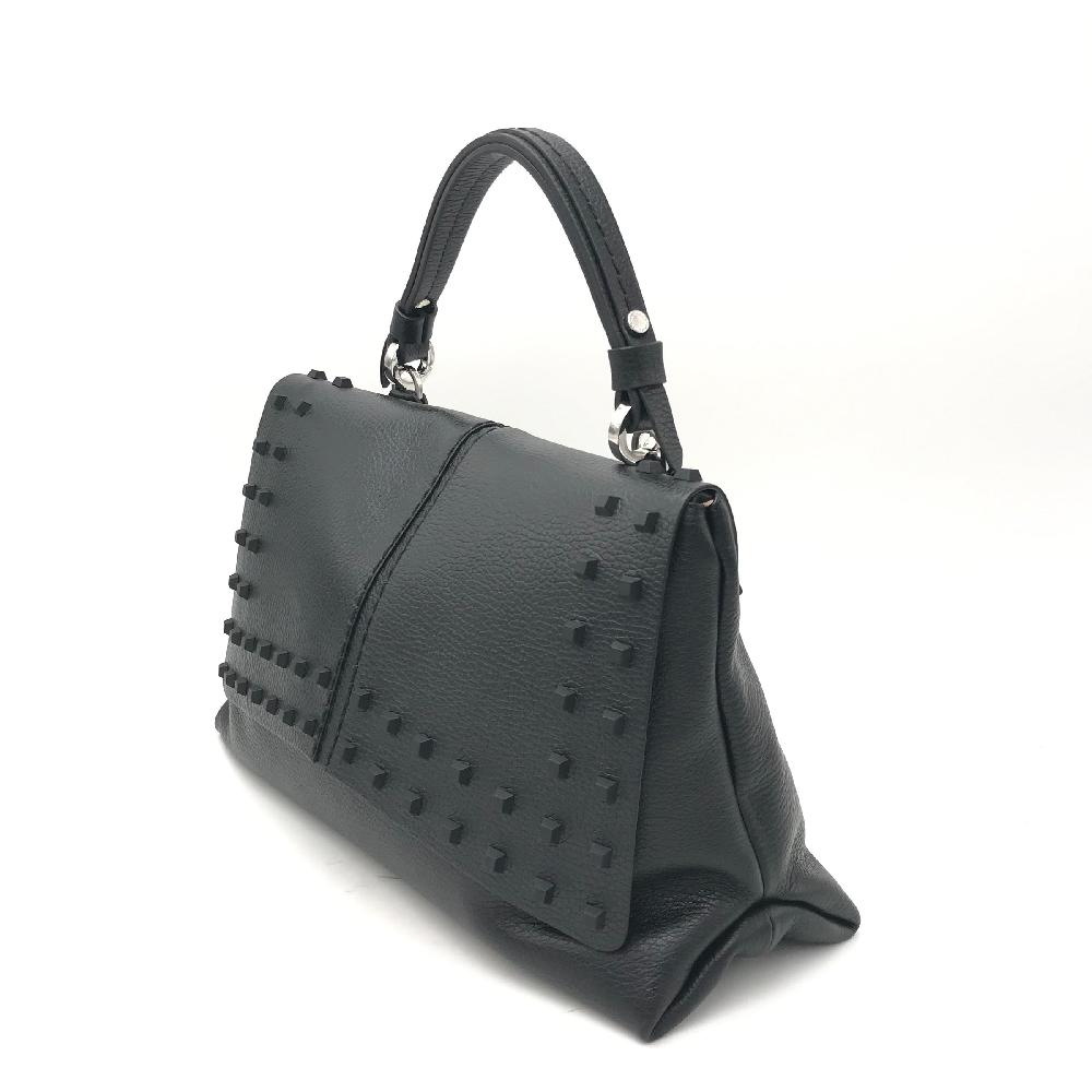 Zulian Calzature Borsa Kendal nera borchie Moda