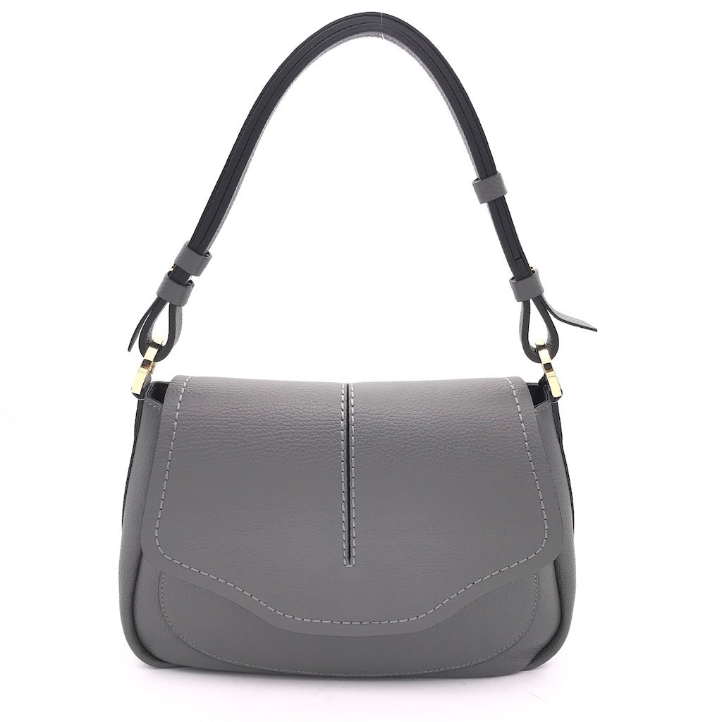 Zulian Calzature Borsa Cecilia large asfalto Italy