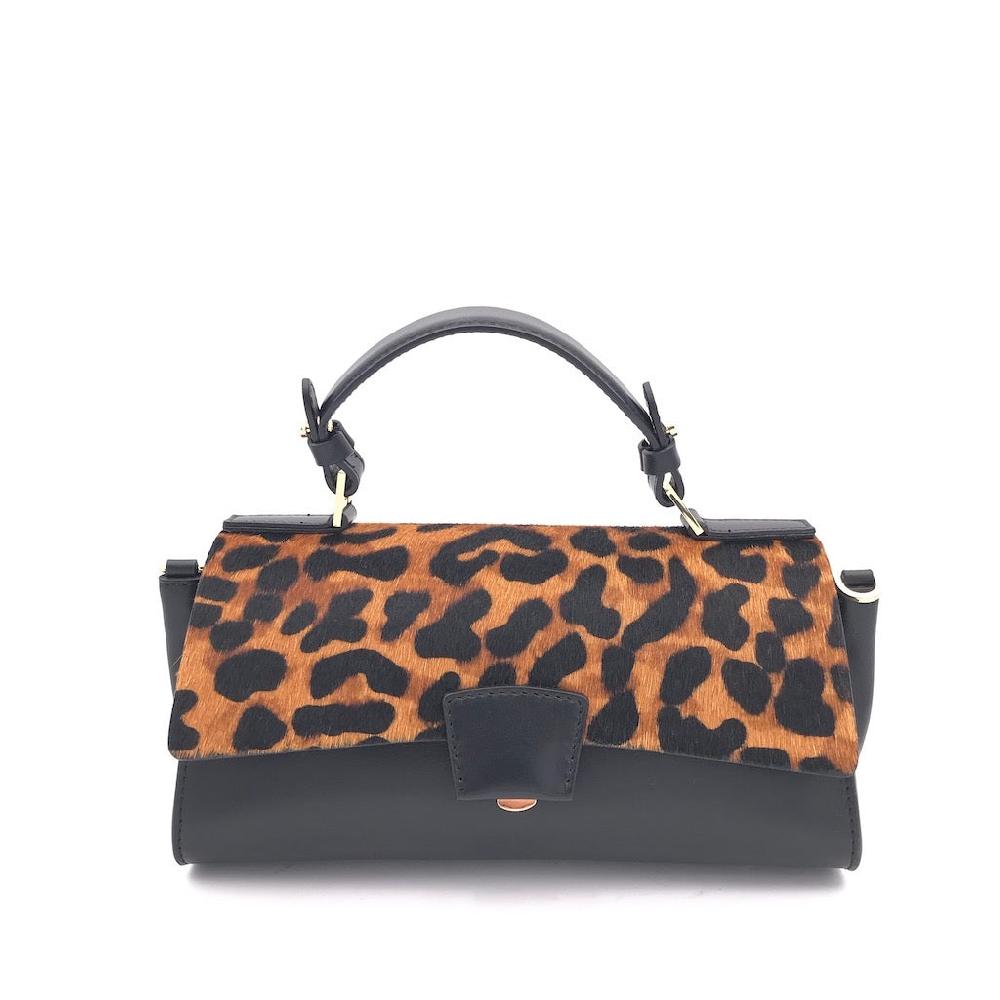 Zulian Calzature Borsa Beth leo nera Italia