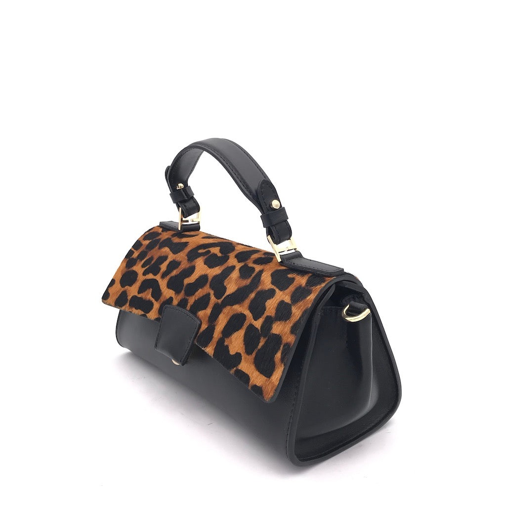Zulian Calzature Borsa Beth leo nera Italia