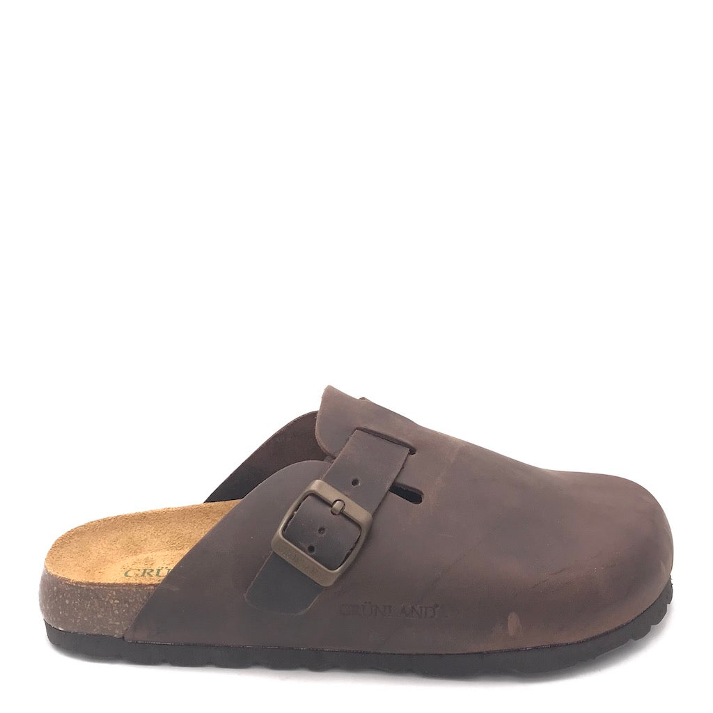Zulian Calzature Ciabatta chiusa Bobo mogano Nuovo