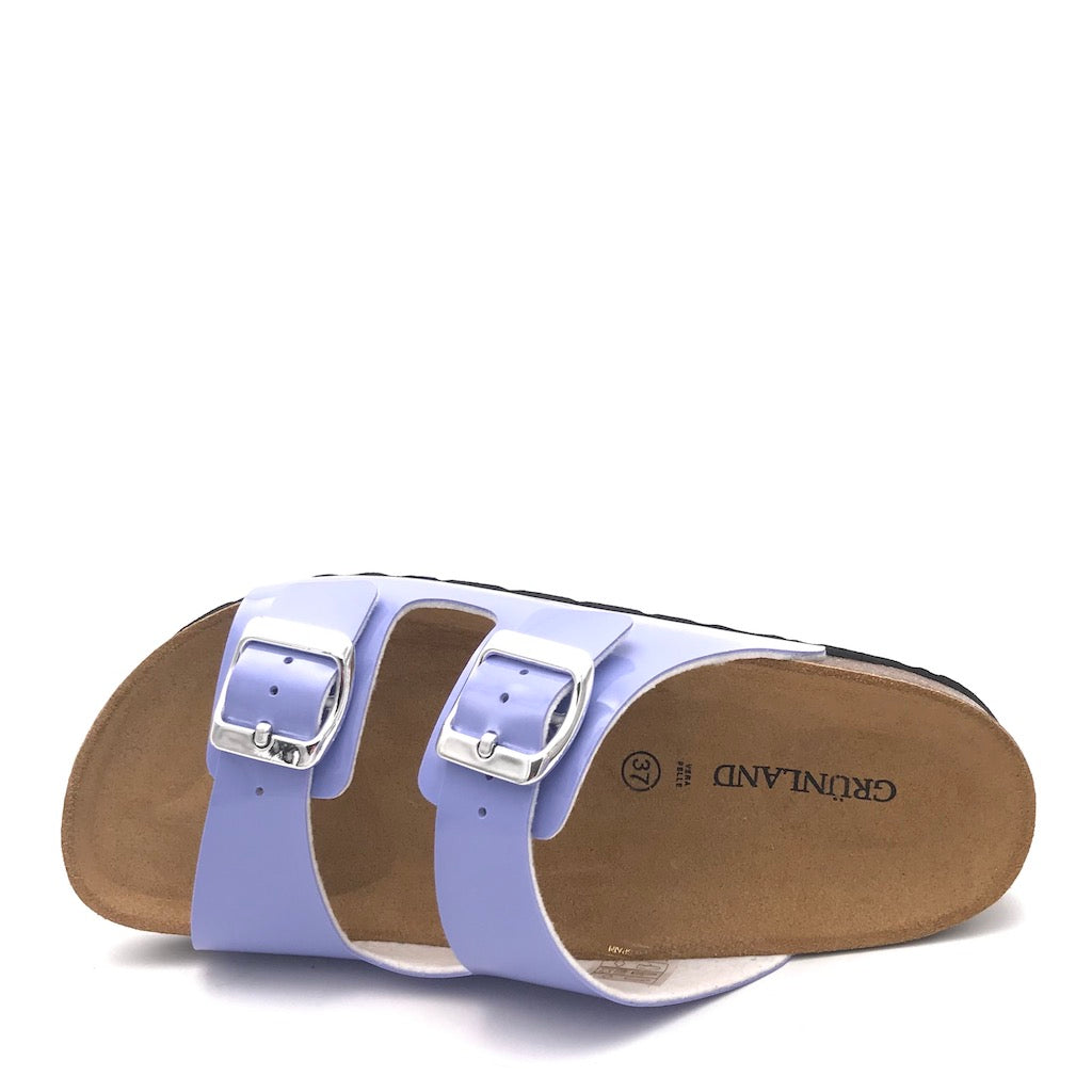 Zulian Calzature Ciabatta Sara doppia fibbia pervinca Convenienza