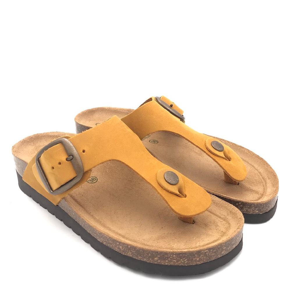 Zulian Calzature Ciabatta Hola infradito ocra Novità