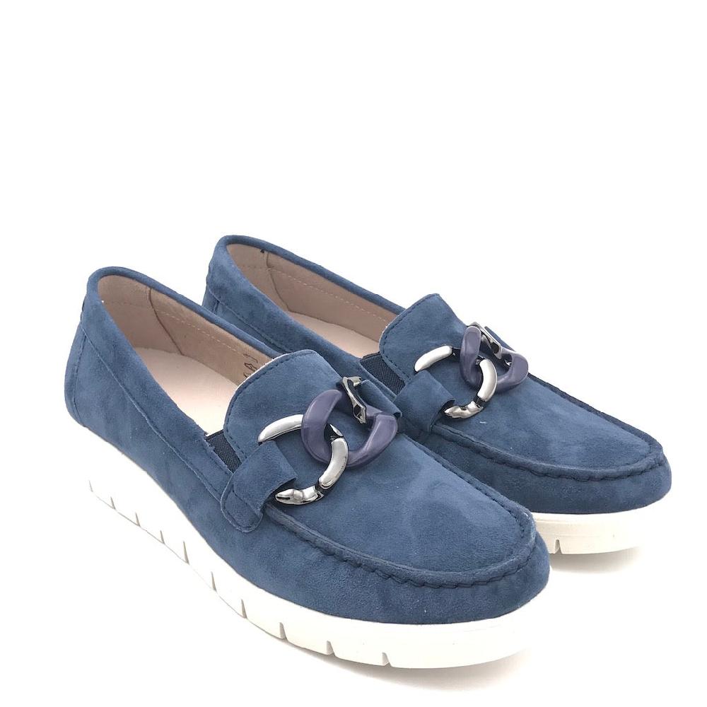 Zulian Calzature Mocassino Tafa blu Sconto