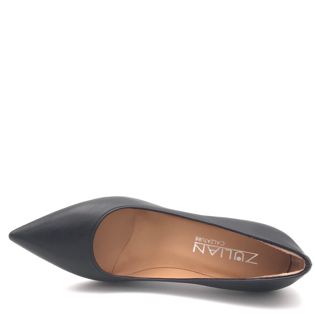 Zulian Calzature Decolletè Lory in nappa nera Online