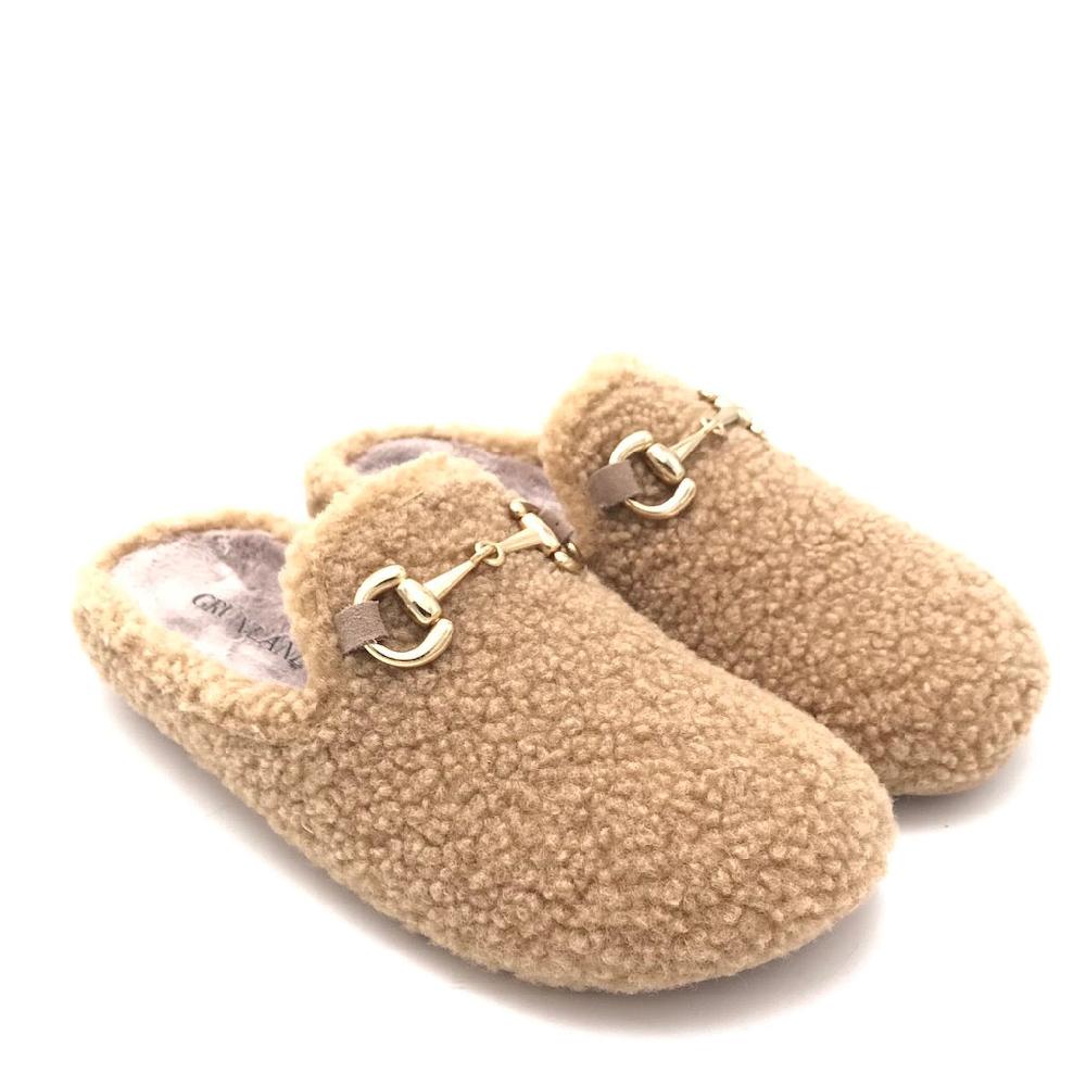 Zulian Calzature Ciabatta Gles beige In Vendita