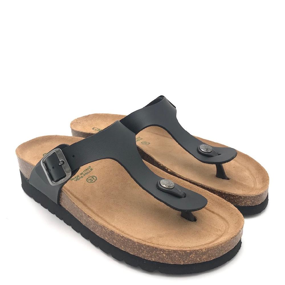 Zulian Calzature Ciabatta Hola infradito nero Saldi