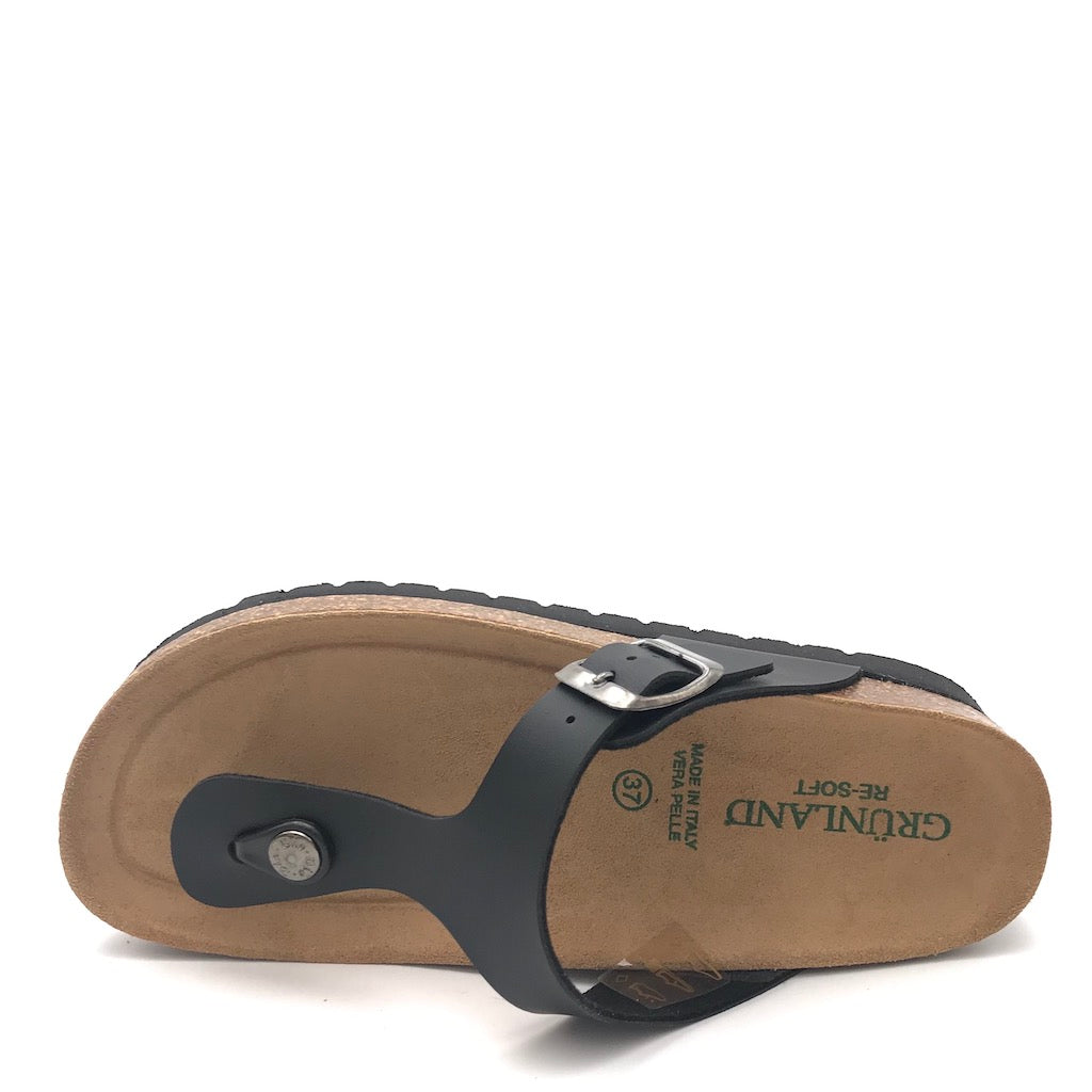 Zulian Calzature Ciabatta Hola infradito nero Saldi