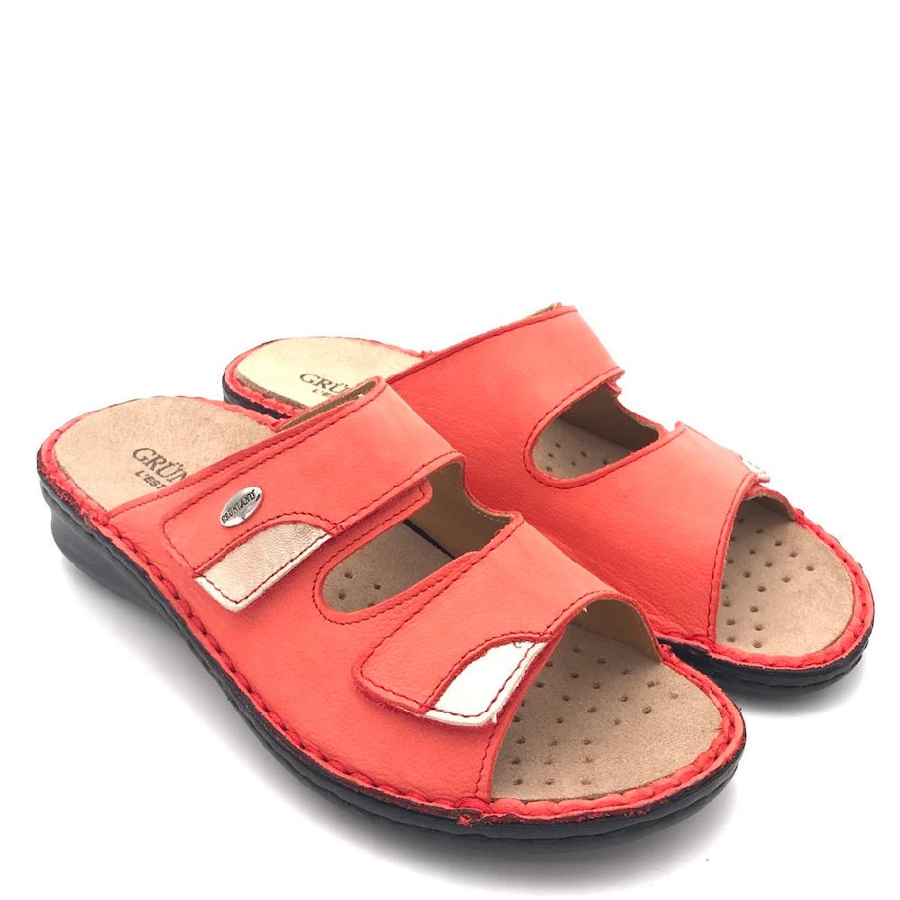 Zulian Calzature Ciabatta Dami corallo Saldi Di Fabbrica