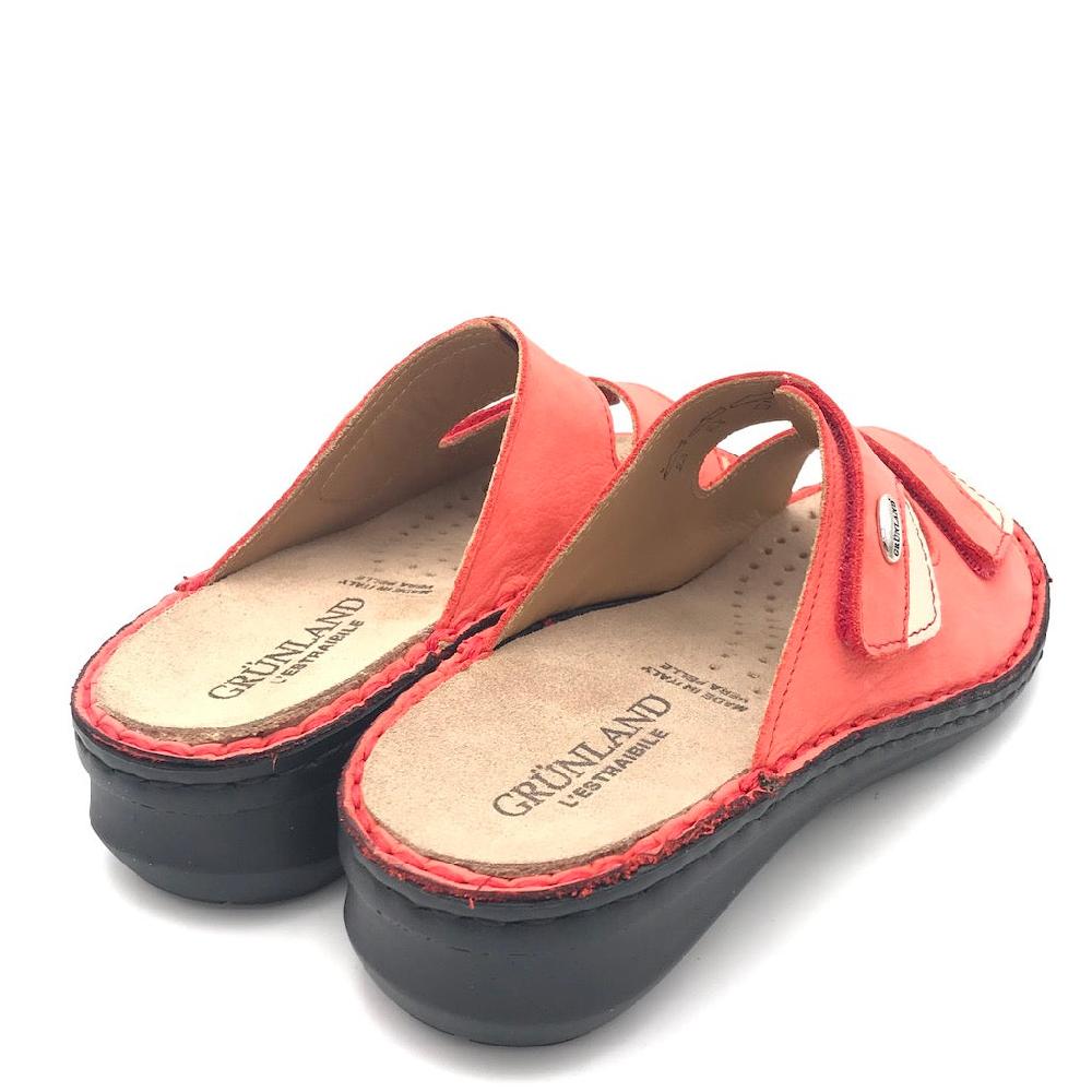 Zulian Calzature Ciabatta Dami corallo Saldi Di Fabbrica