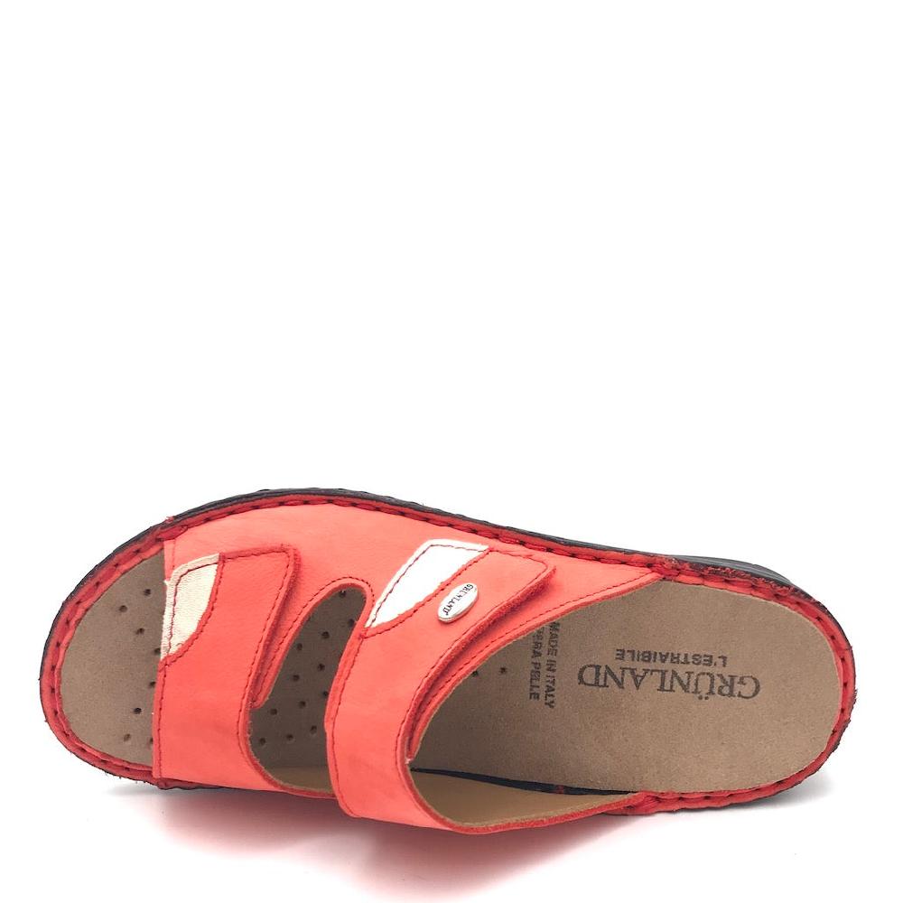 Zulian Calzature Ciabatta Dami corallo Saldi Di Fabbrica