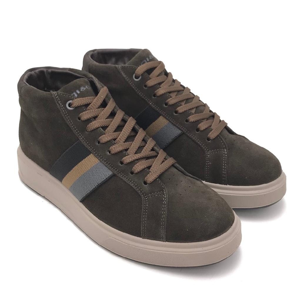 Zulian Calzature Sneakers Sten caffè In Saldo