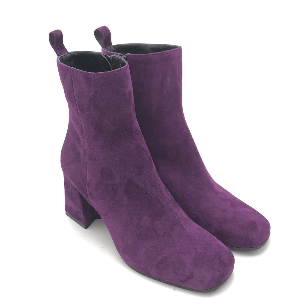 Zulian Calzature Tronchetto camoscio viola In Linea