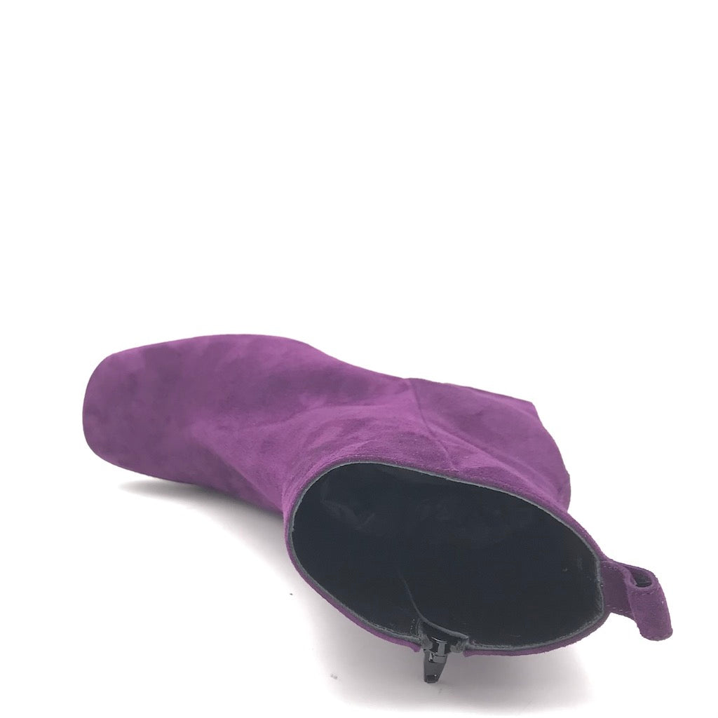 Zulian Calzature Tronchetto camoscio viola In Linea
