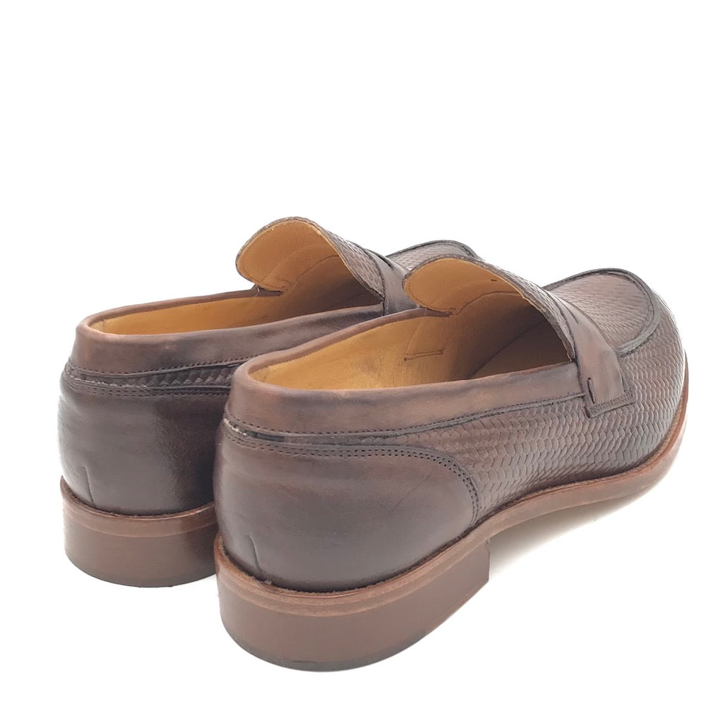 Zulian Calzature Mocassino intrecciato fango Qualità Garantita
