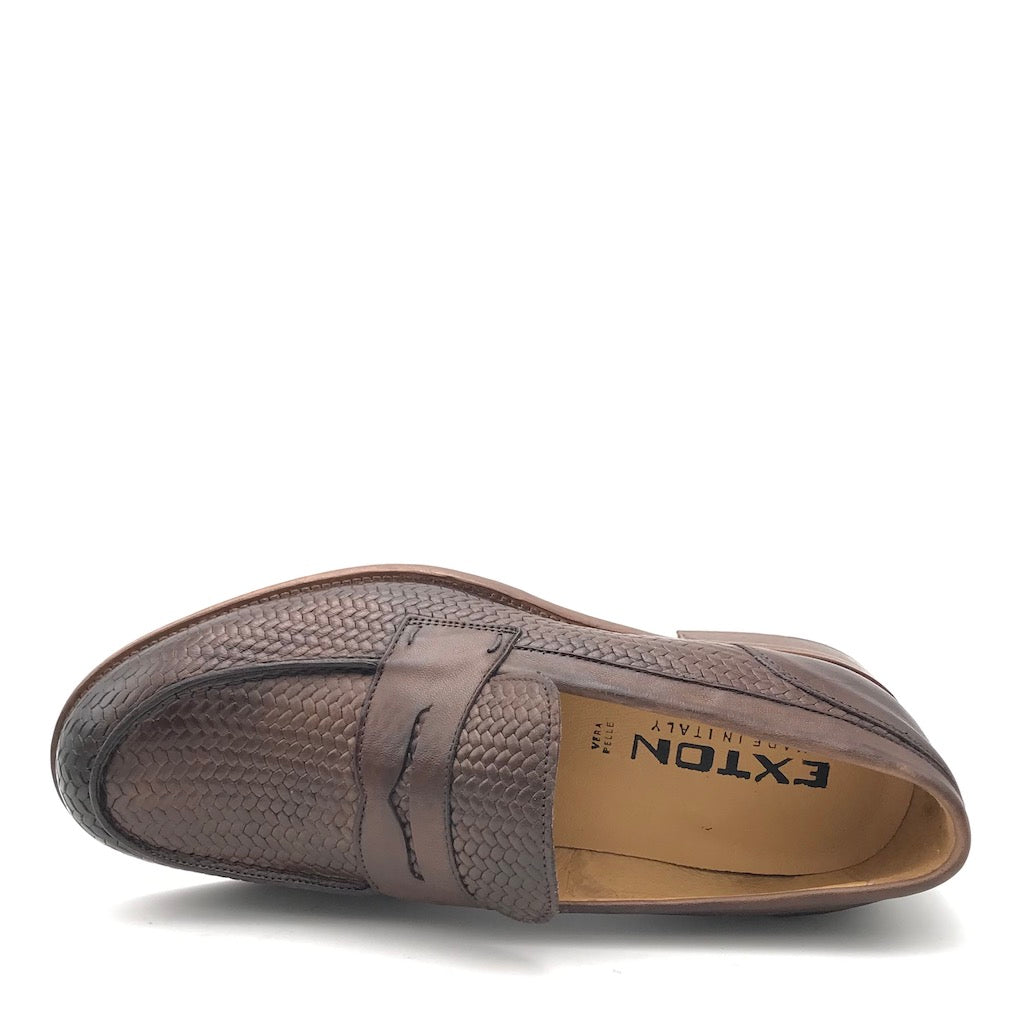 Zulian Calzature Mocassino intrecciato fango Qualità Garantita