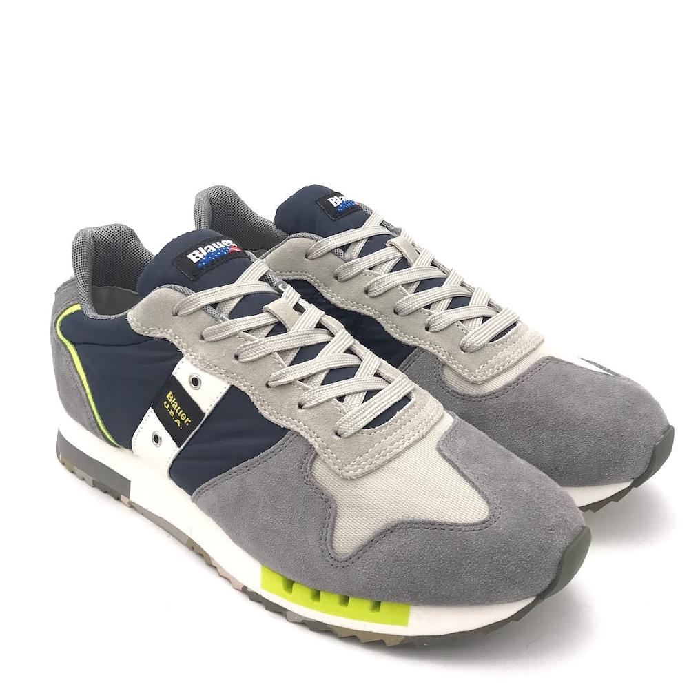 Zulian Calzature Sneakers Queens01 Dir navy-grey Acquista Ora