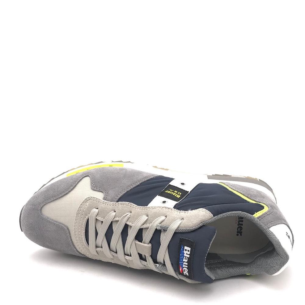 Zulian Calzature Sneakers Queens01 Dir navy-grey Acquista Ora