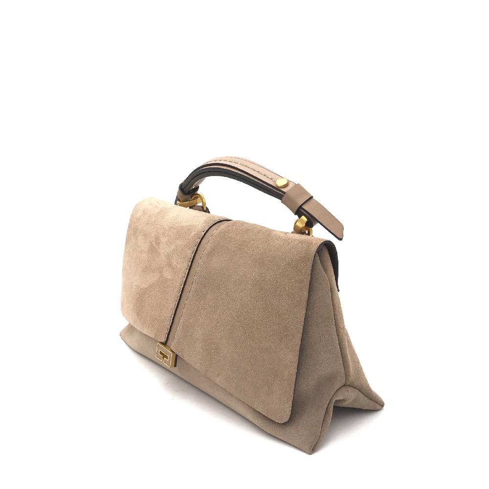 Zulian Calzature Borsa Kendall small camoscio visone Moda