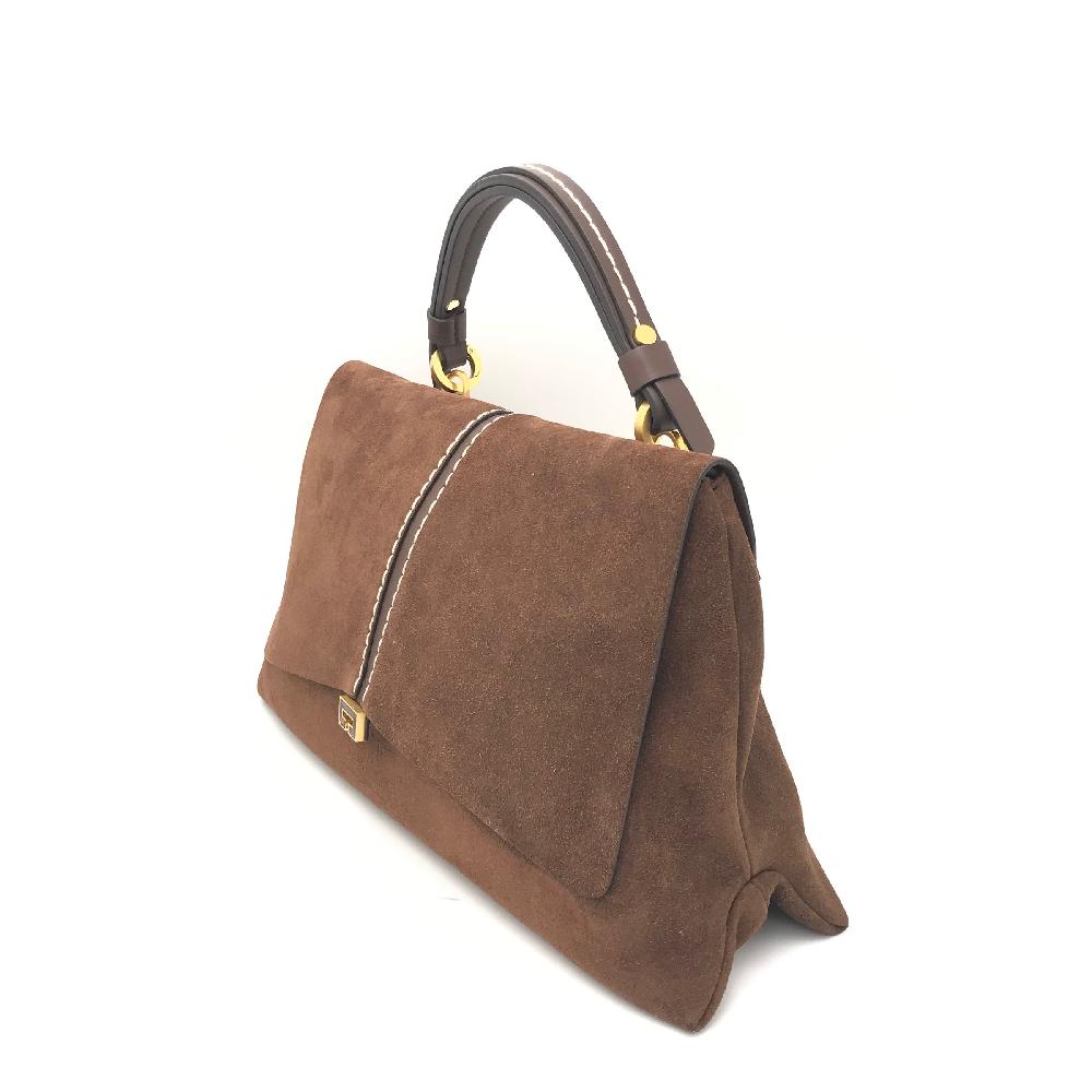 Zulian Calzature Borsa Kendall camoscio marrone 2025