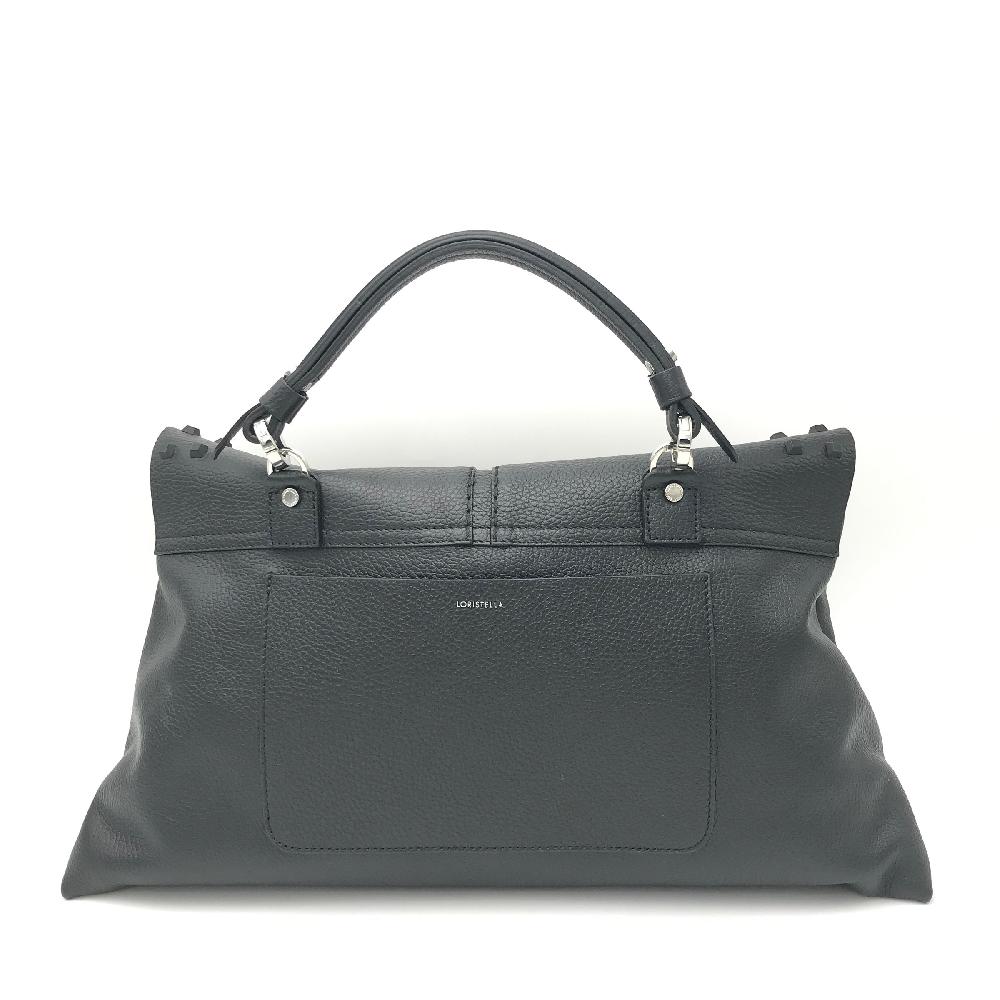 Zulian Calzature Borsa Kendal large nera borchie Italia