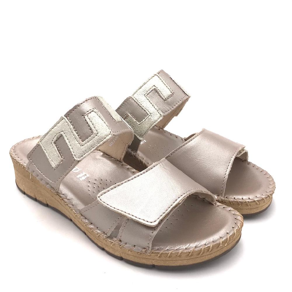 Zulian Calzature Ciabatta Palo platino Affare Del Giorno