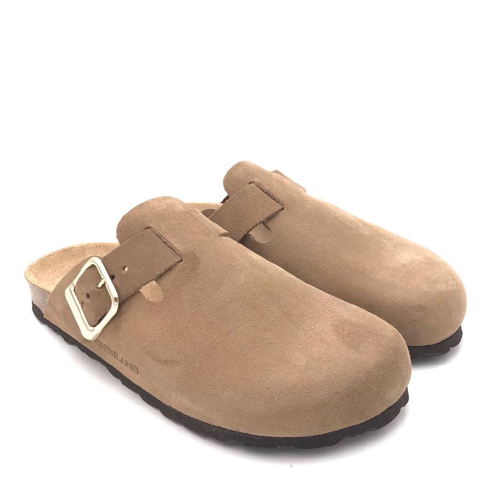 Zulian Calzature Ciabatta chiusa Sara tortora Prezzo Ridotto
