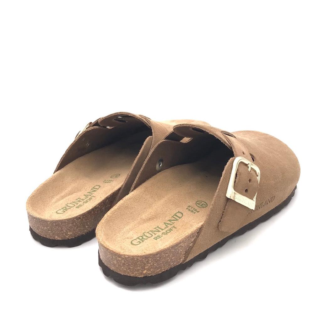 Zulian Calzature Ciabatta chiusa Sara tortora Prezzo Ridotto