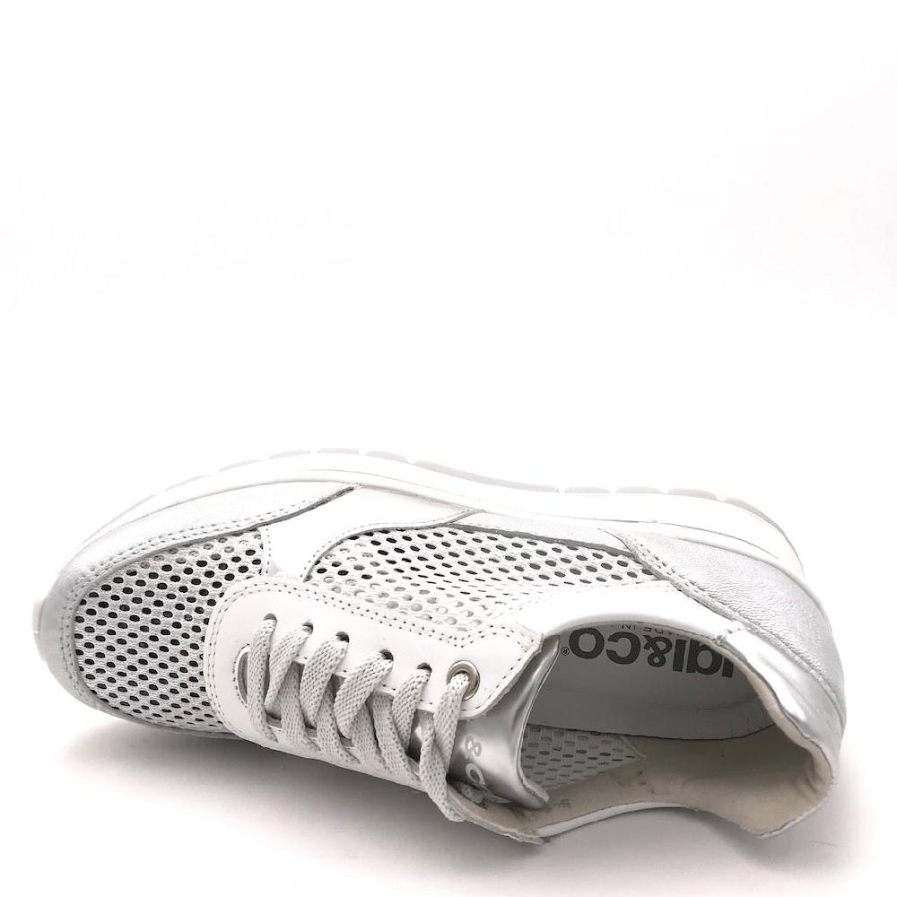 Zulian Calzature Sneakers Anisia argento Presa