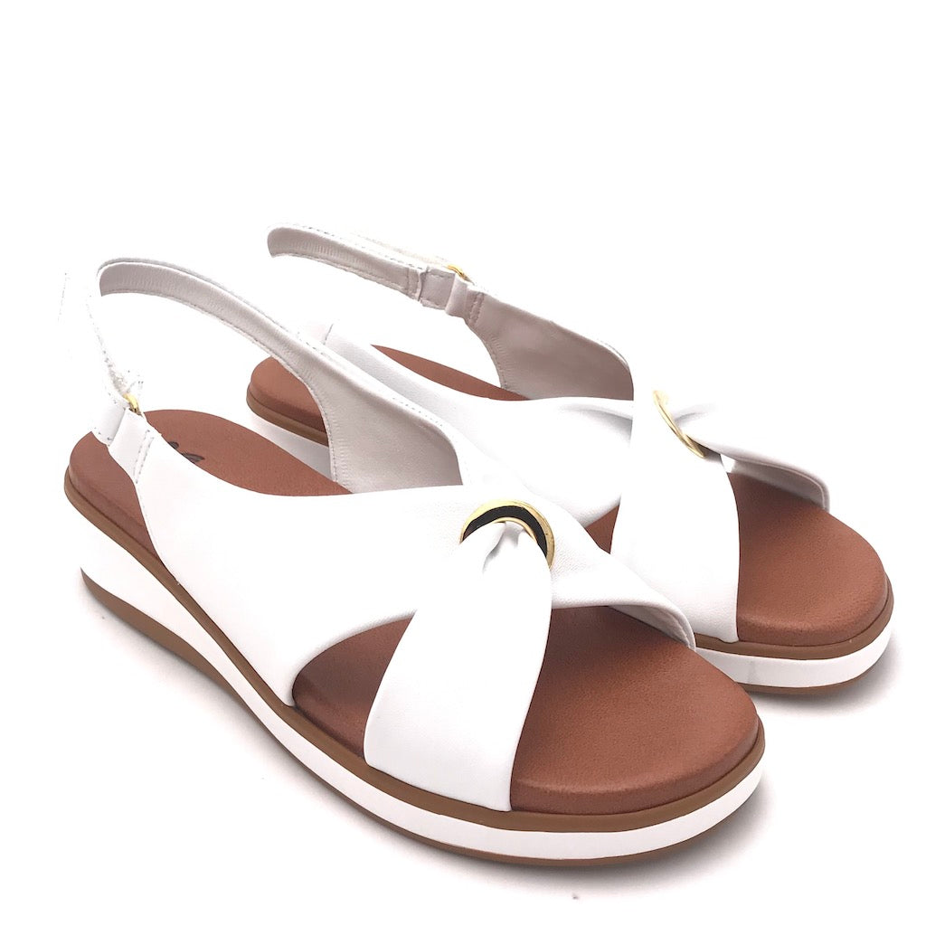 Zulian Calzature Sandalo bianco Outlet