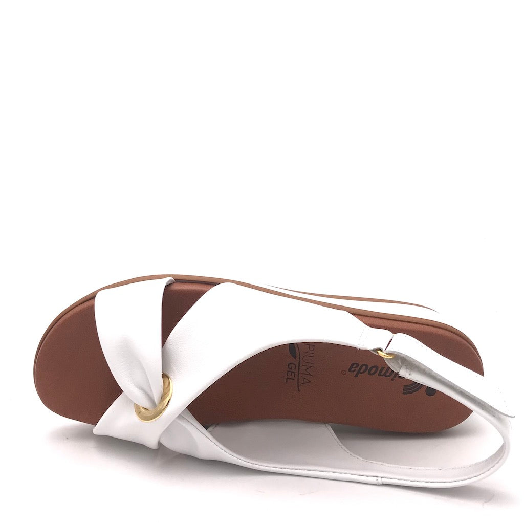 Zulian Calzature Sandalo bianco Outlet