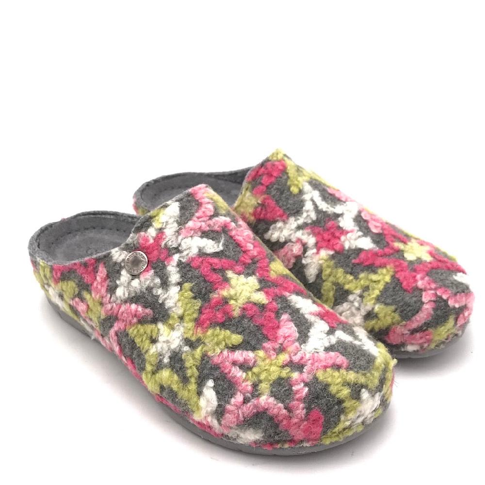 Zulian Calzature Ciabatta Prau grigio-multi Saldi Di Fabbrica