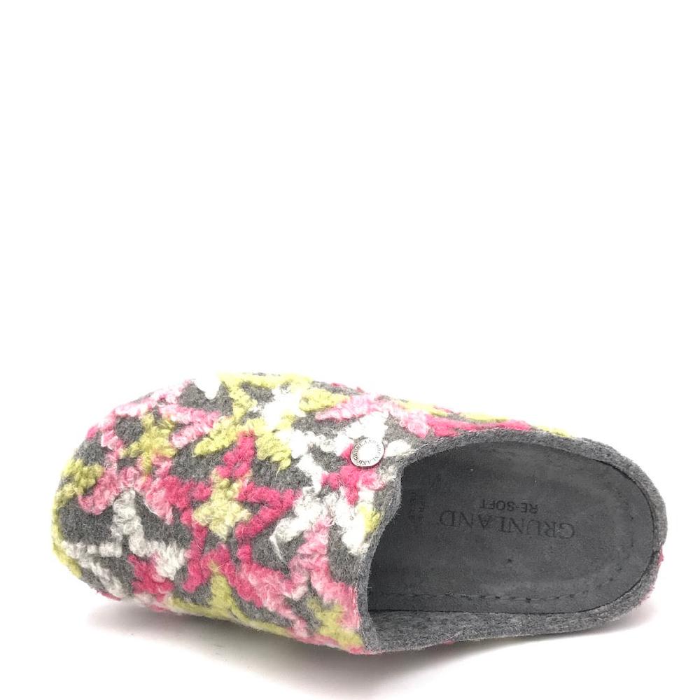 Zulian Calzature Ciabatta Prau grigio-multi Saldi Di Fabbrica