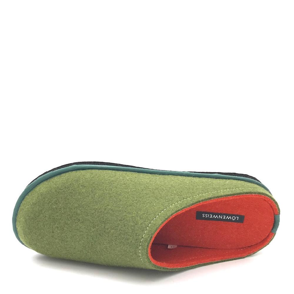 Zulian Calzature Ciabatta Easy bicolor muschio-arancione Moda