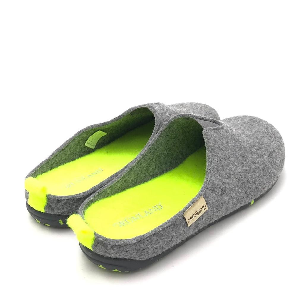 Zulian Calzature Ciabatta Ormi antracite-giallo 2025