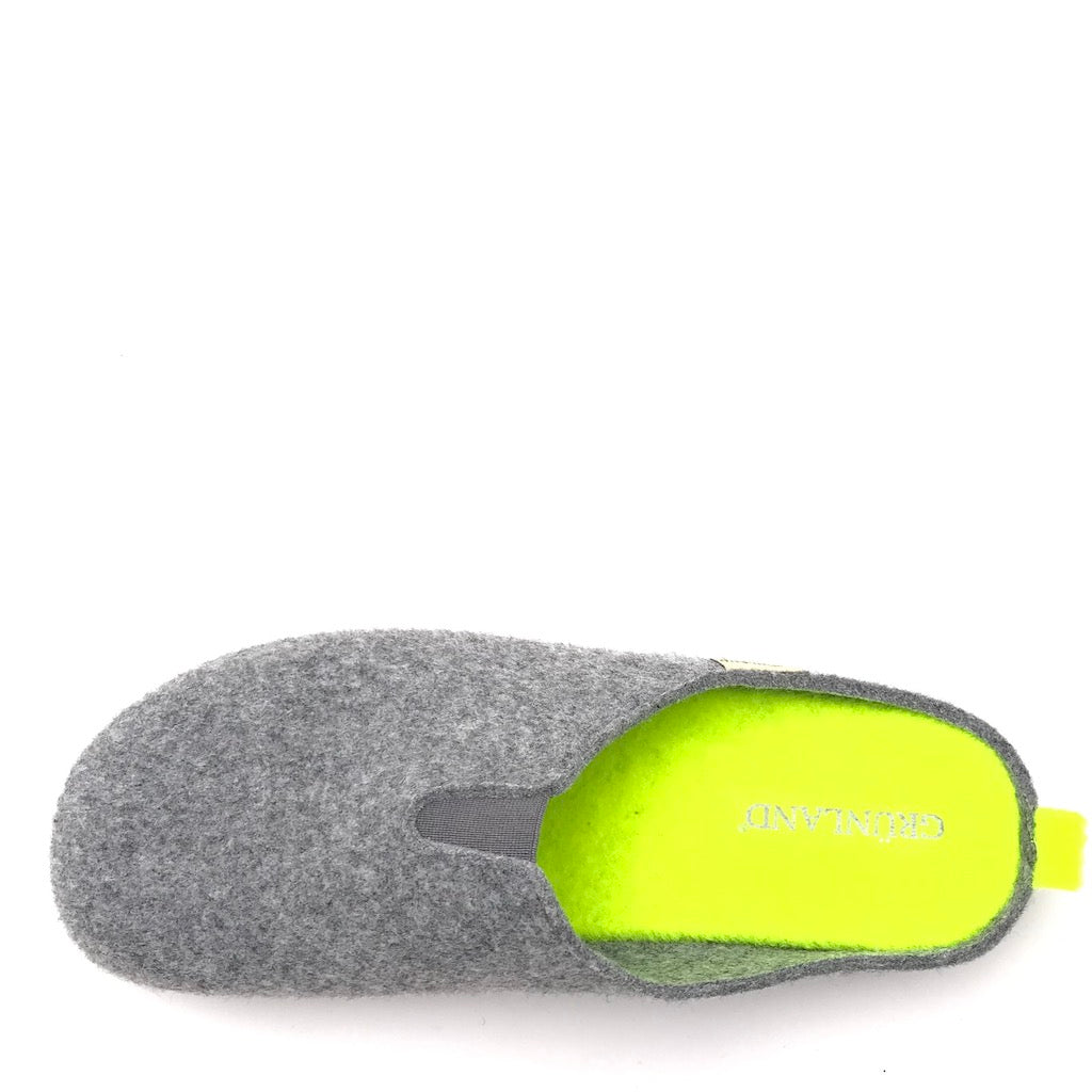 Zulian Calzature Ciabatta Ormi antracite-giallo 2025