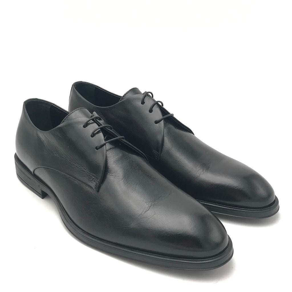 Zulian Calzature Stringata derby semilucido nero Promozione