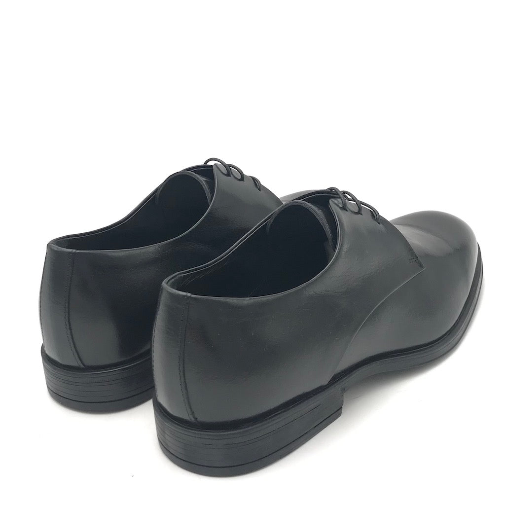 Zulian Calzature Stringata derby semilucido nero Promozione