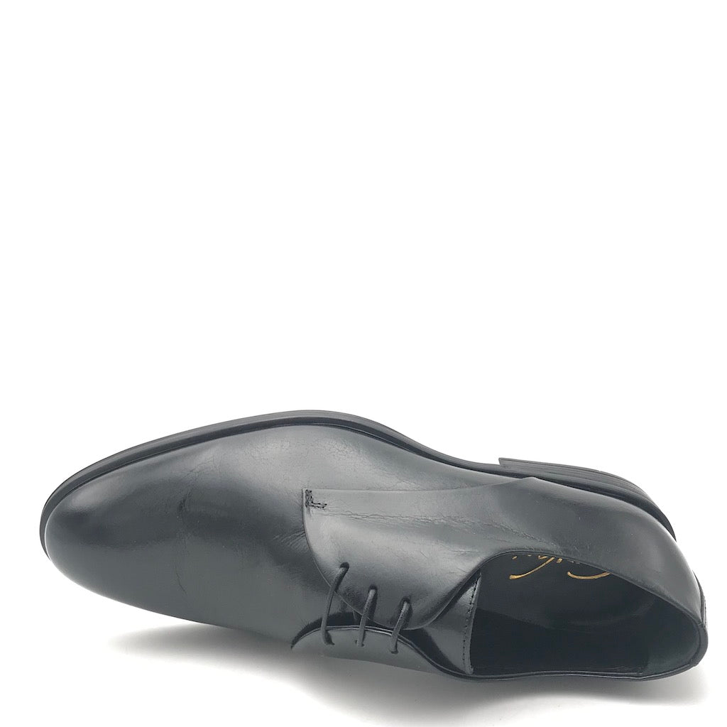 Zulian Calzature Stringata derby semilucido nero Promozione