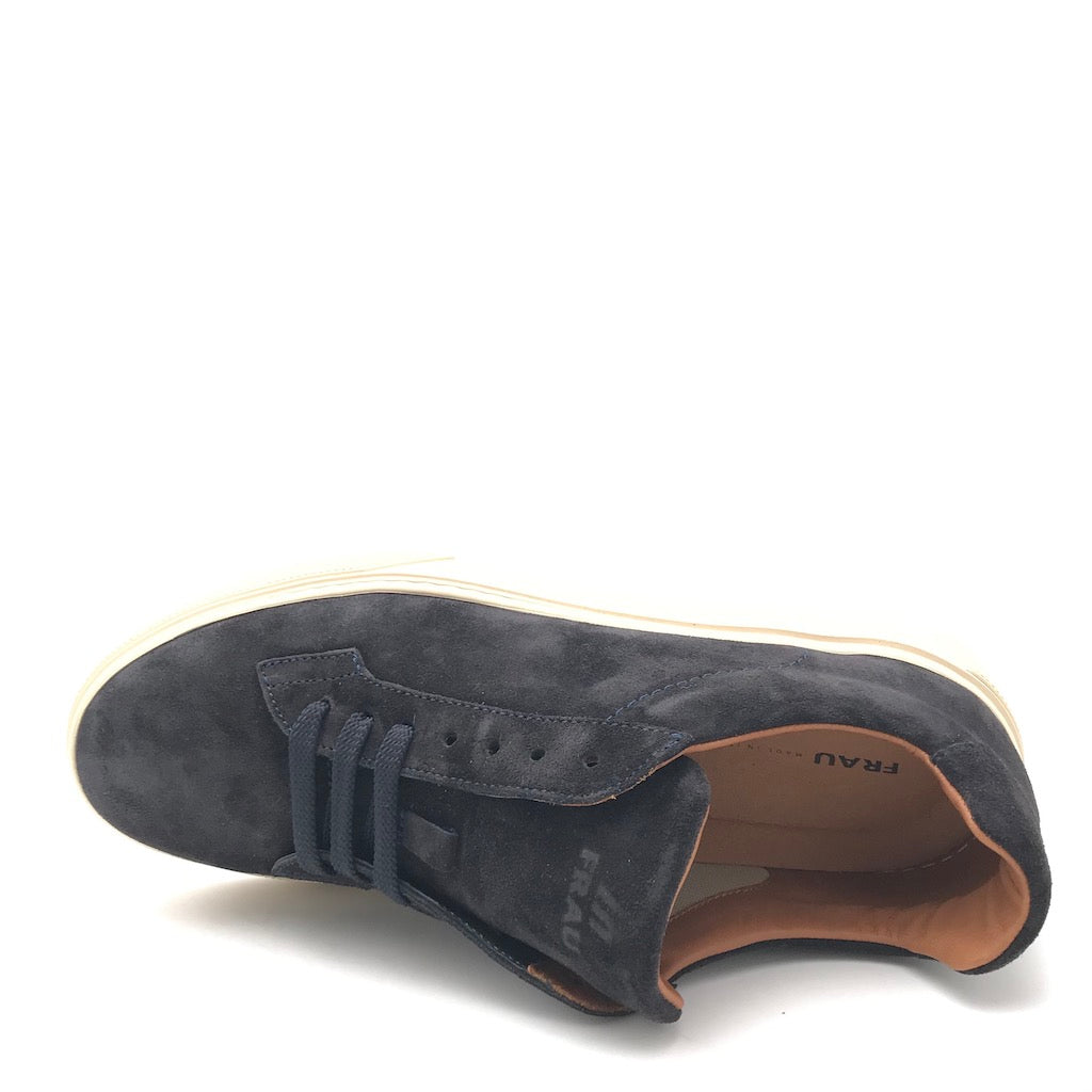 Zulian Calzature Sneakers in crosta blu Qualità Garantita