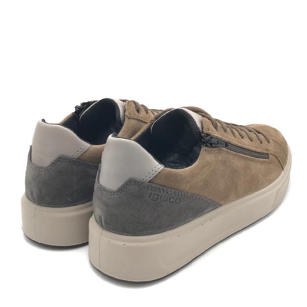 Zulian Calzature Sneakers Sten sesamo-antracite Negozi Online