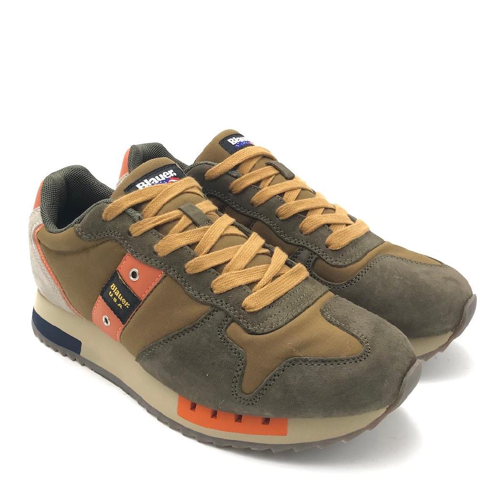 Zulian Calzature Sneakers Queens01 green-ochre Promozione Limitata