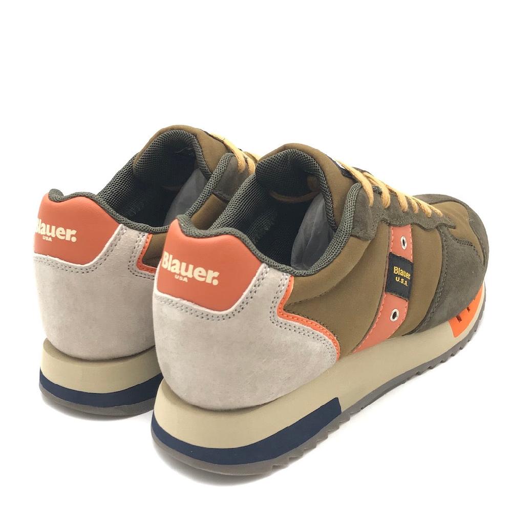 Zulian Calzature Sneakers Queens01 green-ochre Promozione Limitata