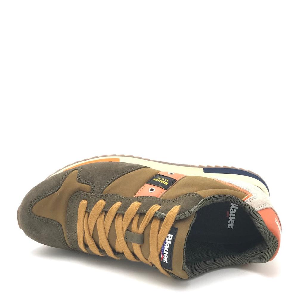 Zulian Calzature Sneakers Queens01 green-ochre Promozione Limitata