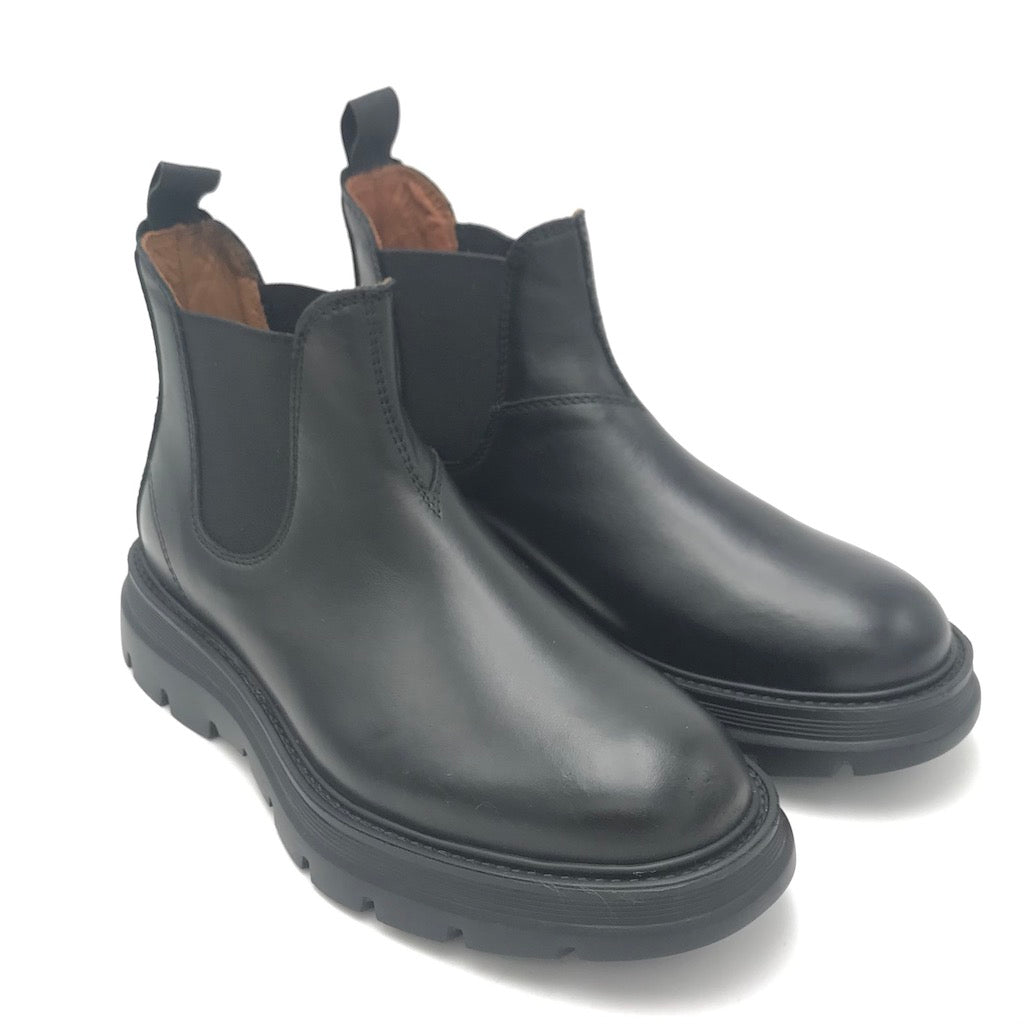 Zulian Calzature Beatles in pelle nera Shopping Online