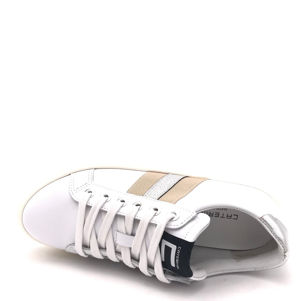 Zulian Calzature Sneakers in pelle bianca Online