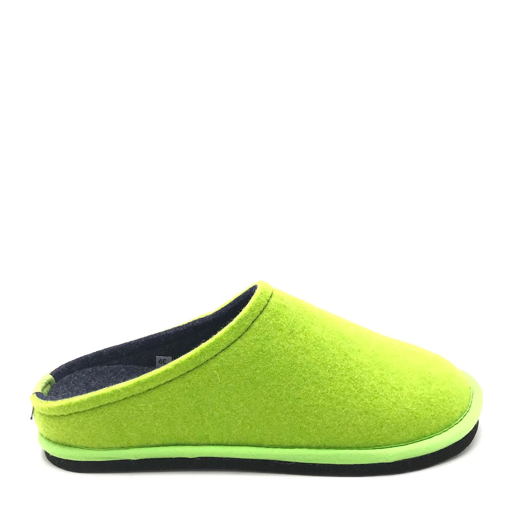 Zulian Calzature Ciabatta Easy bicolor verde fluo-blu Saldi